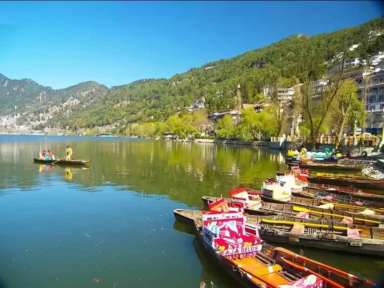Nainital lake and scenic boating destination